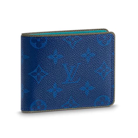 blue louis vuitton wallet mens|louis vuitton bifold wallet men.